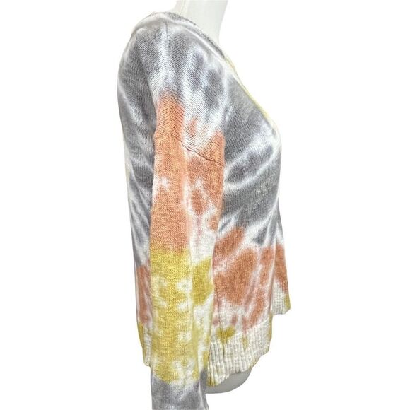 Lulu B Muted Tie Dye Oversized Lightweight Cotton Sweater XS - Picture 2 of 5